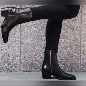 Thursday Boot Co Country Star Black Ankle Boots